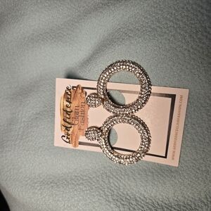 Silver Hoop Clip-on Earrings